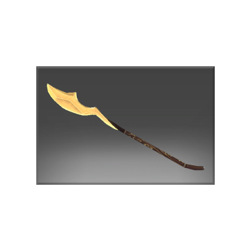 Autographed Spear of the Golden Mane