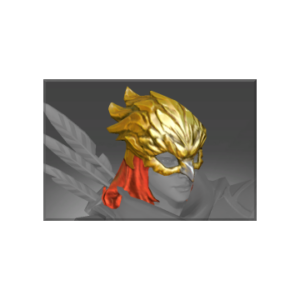 Auspicious Gilded Falcon Helm