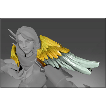 Auspicious Gilded Falcon Wings