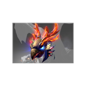 Autographed Barding of Balaur - Fire Head